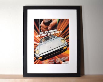 Datsun 280 ZX Turbo Art Print: Car Enthusiast Wall Decor Comes in