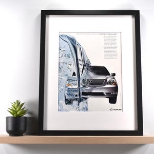 2005 Lexus LS 430 (Available GALLERY FRAMED!) Vintage Magazine Print Advertisement Wall Decor - Printed 2005