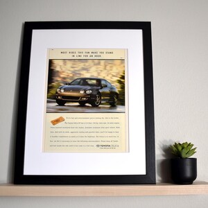 1995 Toyota Celica GT (Available GALLERY FRAMED!) Retro Magazine Print Advertisement Wall Decor - Printed 1995