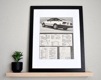 Alfa Romeo GTV6 (1981-1989) Car Poster Print Wall Art Decor