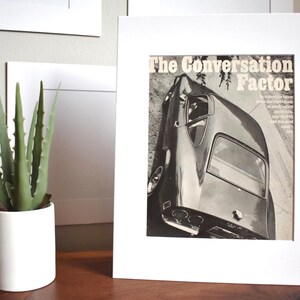 1969 Opel GT 1900 (Available GALLERY FRAMED!) Vintage Magazine Print Wall Decor - Printed 1969