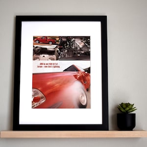 2001 Ford F-150 SVT Lightning (Available GALLERY FRAMED!) Retro Magazine Print Wall Decor - Printed 2001