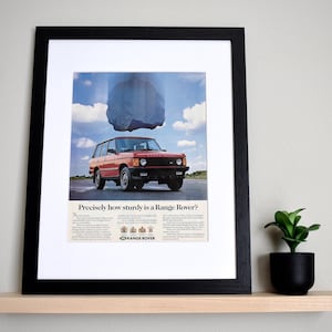 1991 Land Rover Range Rover (Available GALLERY FRAMED!) Retro Magazine Print Advertisement Wall Decor - Printed 1991
