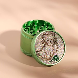 Shiny Kitty Grinder - 63mm Aluminum Grinder - 4-Piece Premium Quality - Large Grinder for Kitchen Herbs – Cute Gift Idea