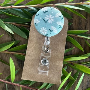 Springtime - Fabric Retractable Lanyard Badge Reel