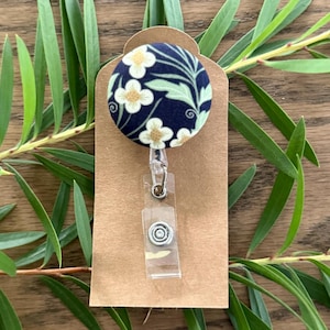 Captivating - Fabric Retractable Lanyard Badge Reel