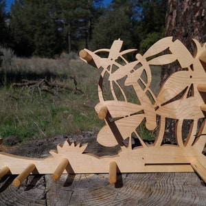 Card / Inkle weaving loom - Figured Maple Dragonflies!