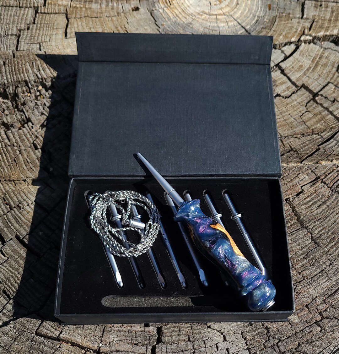 Interchangeable Crochet Hook Gift Set Hand Turned Etsy