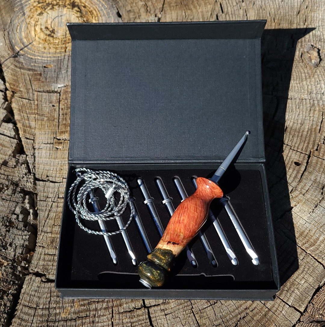 Interchangeable Crochet Hook Necklace Hook / Set Hand Turned Etsy