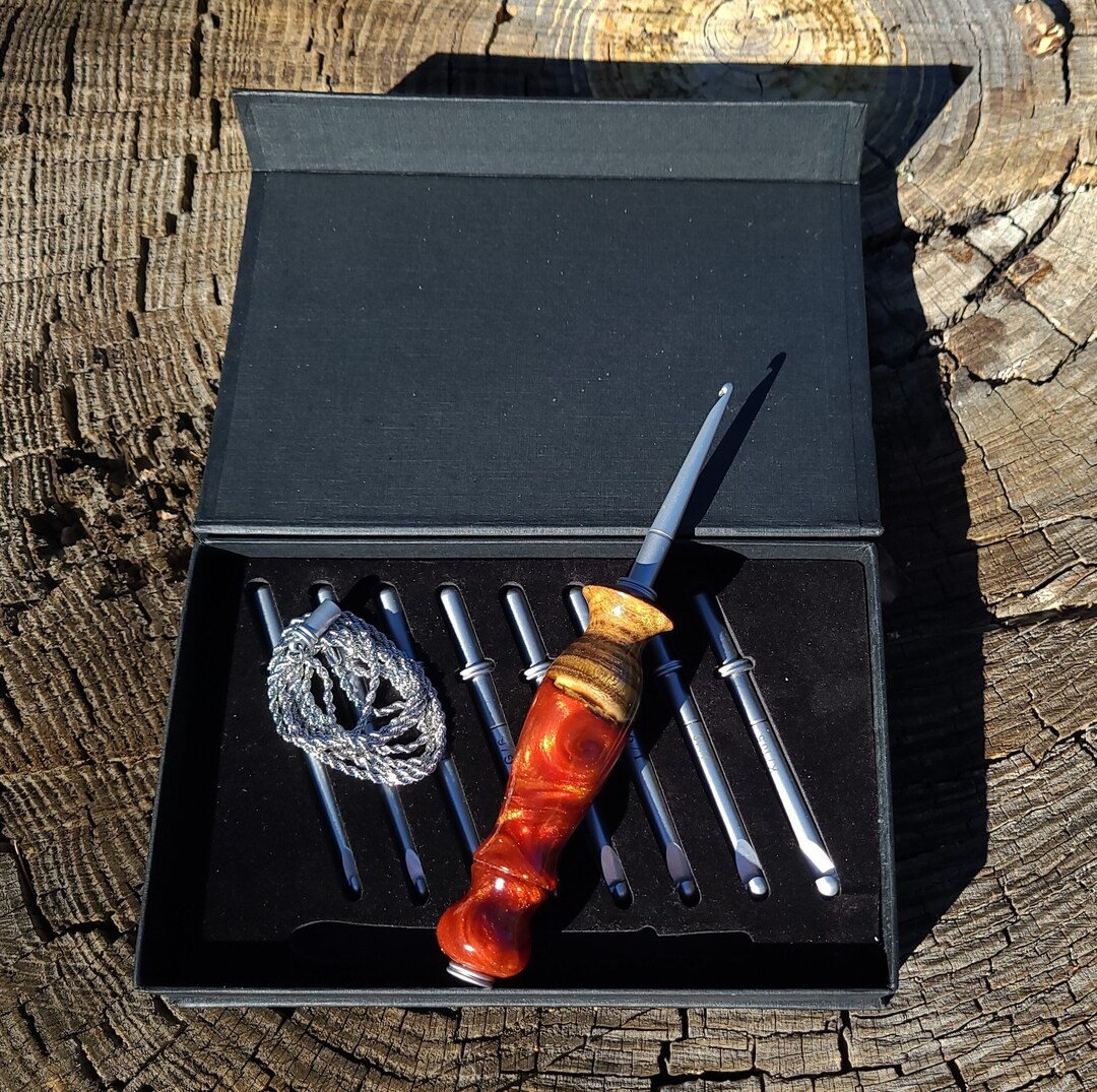 Interchangeable Crochet Hook Necklace / Gift Set solar Etsy