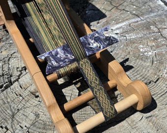 Hand Crafted Acrylic Shuttle / Beaters for Card / Tablet / Inkle Weaving - Starry Night