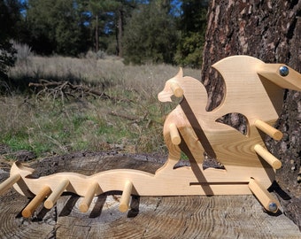 Card / Inkle / Tablet weaving loom - 100 percent Maple dragons