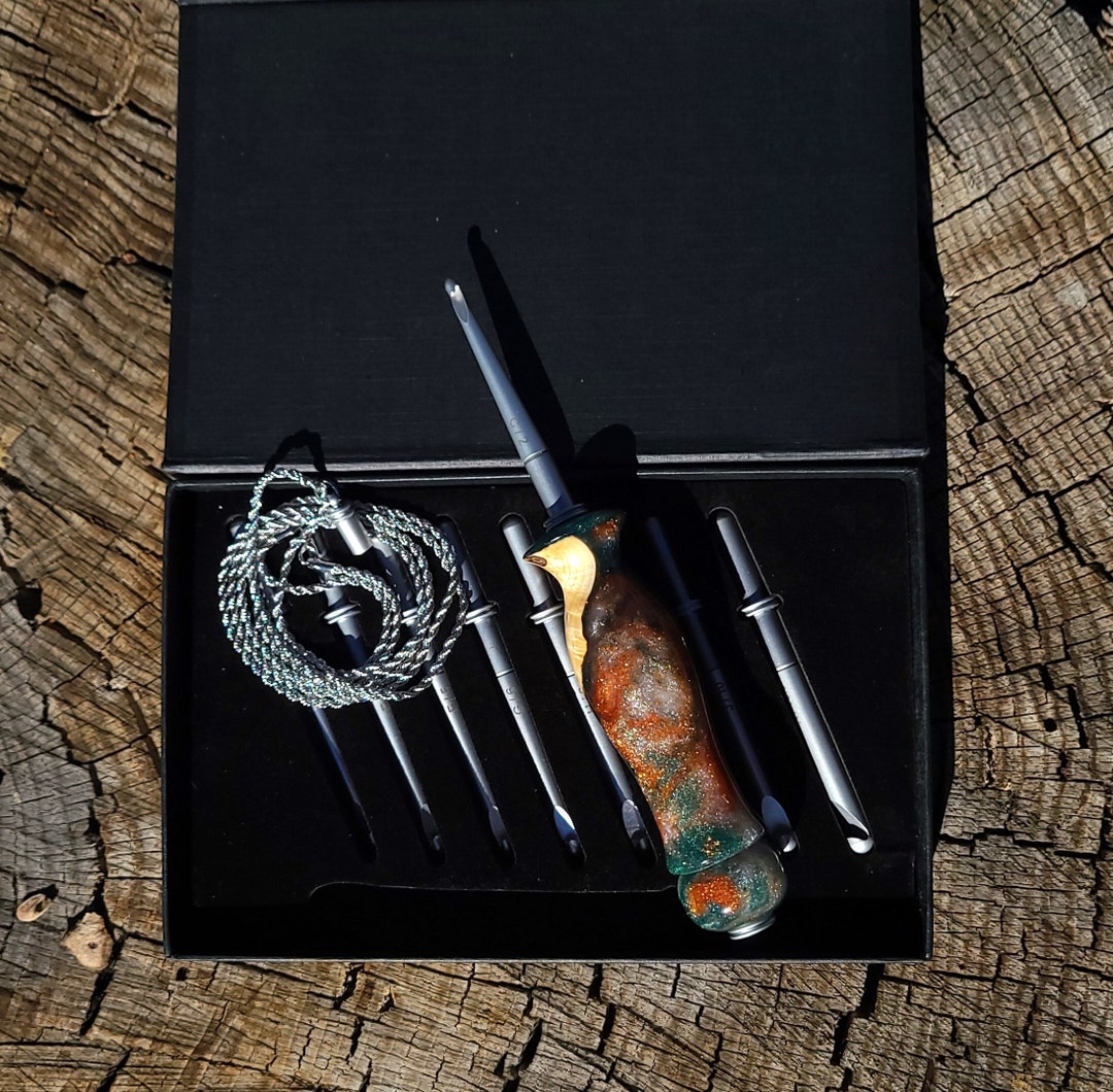 Reserved 4K Interchangeable Crochet Hook Necklace / Gift Set Etsy UK