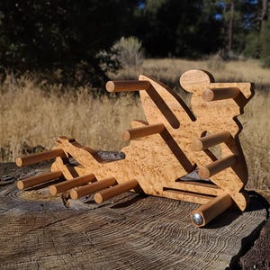 Mini-weefgetouw kaart/inkt/tablet - extreem figuur Birds Eye Maple, Fairy Forest, inkt voor reiskaarten, schootweven, smalle band