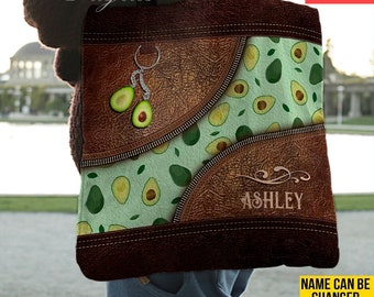 Cartoon Creative Avocado Phone Bag Coin Bag Mini Shoulder Bag For Girls 