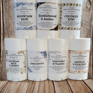 Oralee&#39;s Clean & Natural Deodorant Non-Toxic Aluminum Free