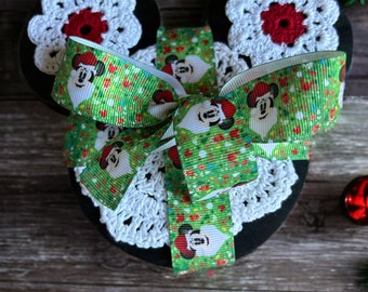 2 Mickey Mouse Disney Inspired  Drink/Candle Coasters Wood Crochet - Nice Size- Gift Idea