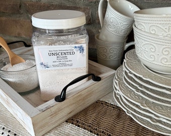 Non-Toxic Dishwasher Soap UNSCENTED All Natural Detergent 80 Loads