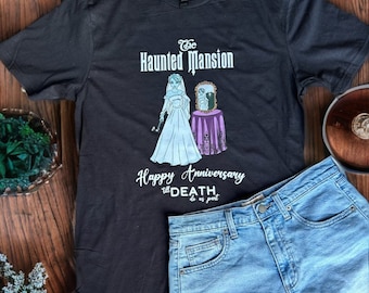 Disney Inspired Haunted Mansion T-Shirt Constance Hatchaway Anniversary Couples Wedding Celebrations