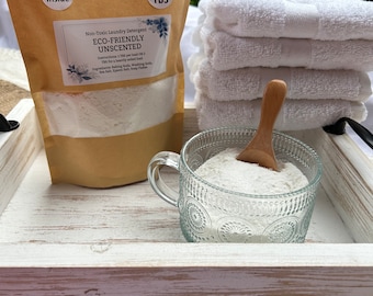 Non-Toxic Laundry Detergent Unscented Fragrance Free Natural