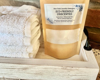 SAMPLE Non-Toxic Laundry Detergent Unscented Fragrance Free 10 Loads Natural