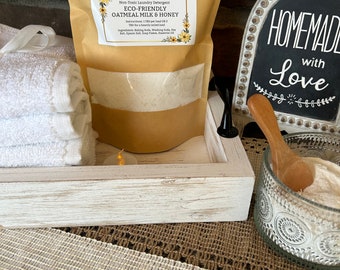 Non-Toxic Laundry Detergent Oatmeal Milk & Honey Scent 30 Loads Natural