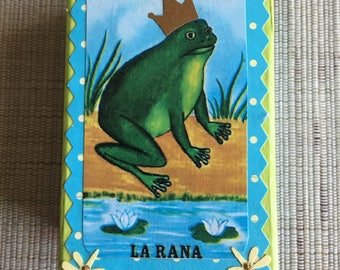 Loteria Decoupage La Rana Frog GiftBox