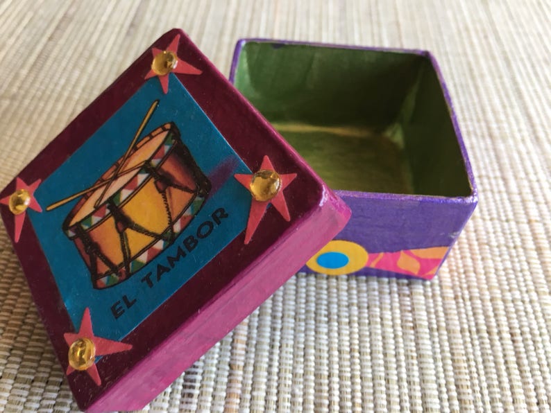 Loteria El Tambor the Drum Gift Box Etsy