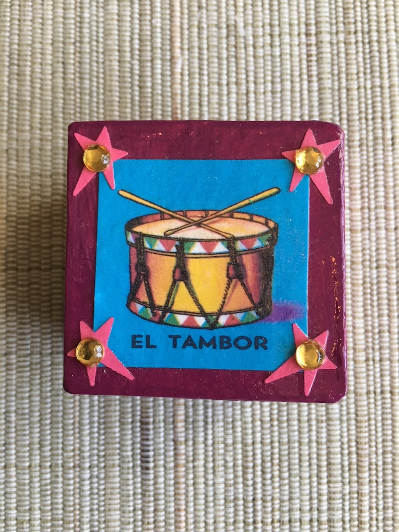Loteria El Tambor the Drum Gift Box Etsy