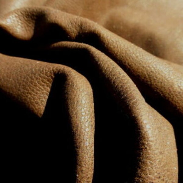 lambskin leather hide Large Antiqued Bomber Jacket Stone Washed Dark Brown 23" X 33"