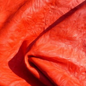 Orange Thick Lambskin main image 0