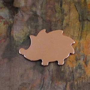 20 Deburred 18G Copper 1 1/4&quot; x 7/8&quot; Hedgehog Stamping Blanks