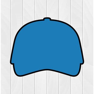 Cookie Cutter BASEBALL CAP #2  2" 2.5" 3" 3.5" 4" 4.5" 5" 3D Printed PLA Food Shapes Fondant Food Clay Cutter Hat Summer Sports Softball