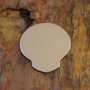 20 Deburred 18G Aluminum 1 1/4&quot; x 1 1/4&quot; SUGAR SKULL Stamping Blanks