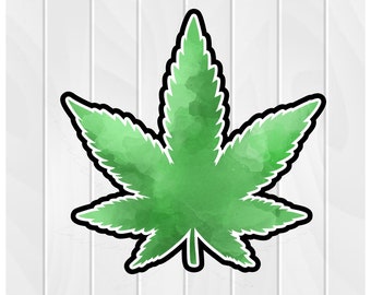 Cookie Cutter CANNABIS LEAF #1 2" 2.5" 3" 3.5" 4" 4.5" 5" 3D Printed PLA Fondant Food Shapes Polymer Clay Cutter Hemp Medical Marijuana