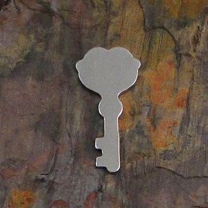 10 Deburred 18G Aluminum 5/8&quot; X 1 1/4&quot; KEY Stamping Blanks