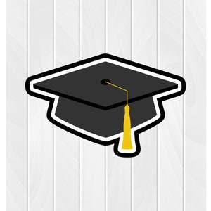 Cookie Cutter GRAD CAP #1 2&quot; 2.5&quot; 3&quot; 3.5&quot; 4&quot; 4.5&quot; 5&quot; 3D Printed PLA Food Shapes Fondant Food Clay Cutter Graduation Graduate Class of 2024