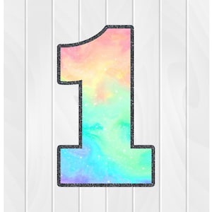 Cookie Cutter NUMBER 1 #1 2&quot; 2.5&quot; 3&quot; 3.5&quot; 4&quot; 4.5&quot; 5&quot; 3D Printed PLA Fondant Polymer Clay Cutter Birthday Anniversary