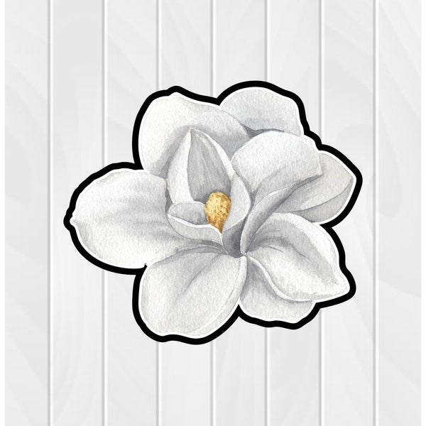 Cookie Cutter MAGNOLIA #1 2" 2.5" 3" 3.5" 4" 4.5" 5" 3D Printed PLA Wildflowers Spring Summer Southern Bloom