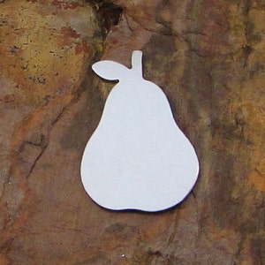 20 Deburred 18G Aluminum 1 1/4&quot; inch X 7/8&quot; PEAR Stamping Blanks