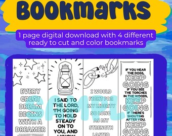 Harriet Tubman Quotes - DIY Bookmarks - Black History - Coloring Page - Digital Download
