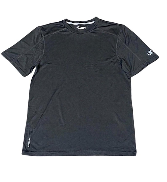 Champion T shirt Men s Small Black Powertrain Vapor Activewear Crew Neck Tee Etsy