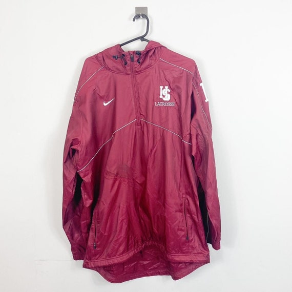 Vintage Nike Windbreaker Jacket Mens XL Red Burgundy Etsy Ireland