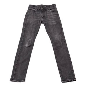 Levi&#39;s Jeans Mens 30W 32L Black 511 Denim Red Tab Straight Dark Wash 5 Pocket