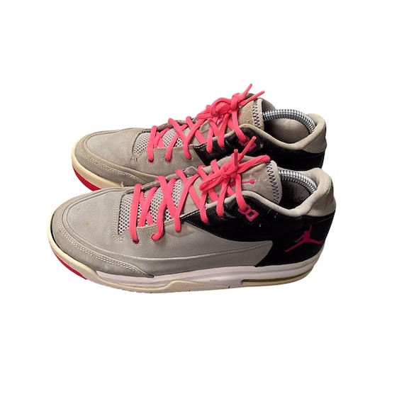 Buy Jordan Flight Origin Trainers Sneakers Youth Grey Logo