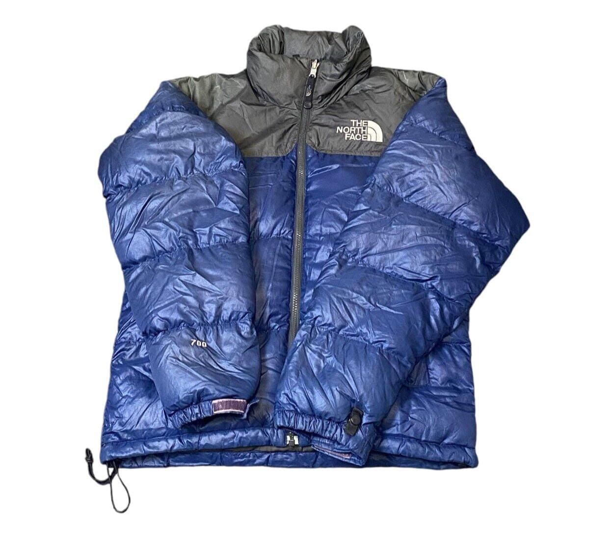 Winterjacke Blau Bunte North Face Jacke The North Face Nuptse 700