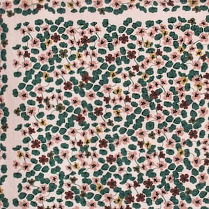 Nasturtium Floral Art Tea Towel