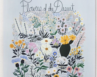 Flowers of the Desert Poster