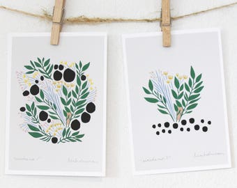 Weeds Print Set