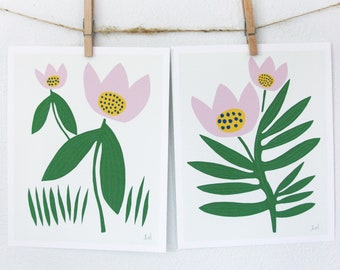 Two Tulips Print Set